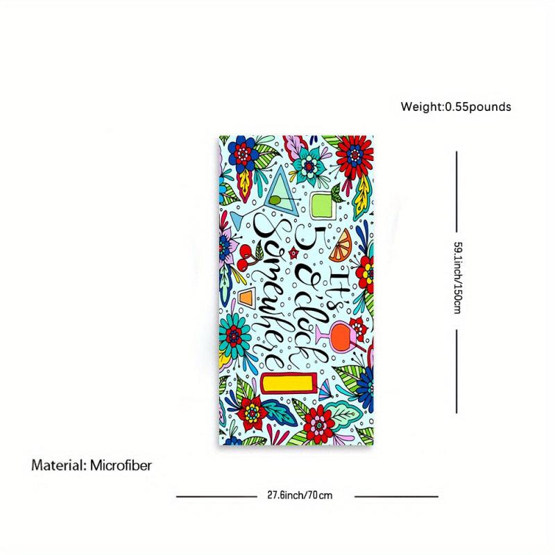 Summer Beach Towel, Absorbent Pool Towel for Women, Large Beach Blanket