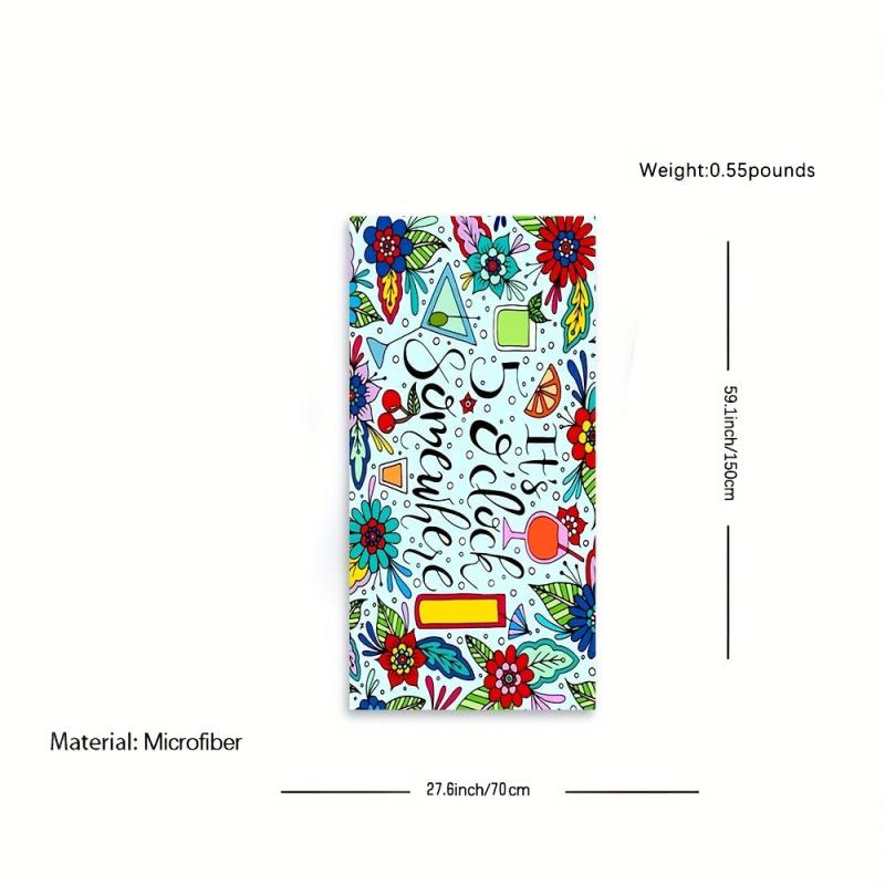 Summer Beach Towel, Absorbent Pool Towel for Women, Large Beach Blanket