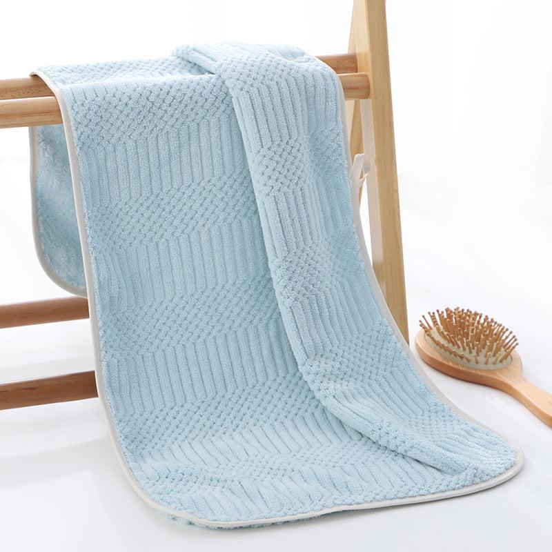 Soft Coral Velvet Hand Towel for Home Bathroom - Quick Drying and Absorbent