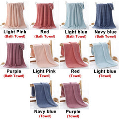 Soft Coral Velvet Hand Towel for Home Bathroom - Quick Drying and Absorbent