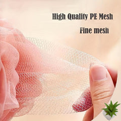 4pcs Exfoliating Bath Ball and Loofah Sponge Set for Adults