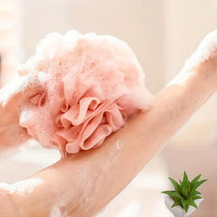 4pcs Exfoliating Bath Ball and Loofah Sponge Set for Adults