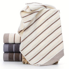 4pcs Stripped Pattern Hand Towel Cotton Soft Skin friendly Face Towel
