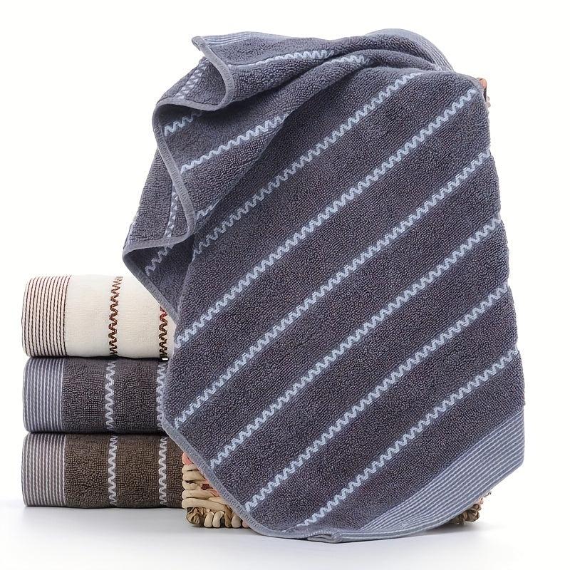 4pcs Stripped Pattern Hand Towel Cotton Soft Skin friendly Face Towel