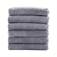 12pcs Coral Fleece Hand Towels Soft Absorbent Towel for Bathroom