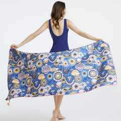 Microfiber Printed Beach Towel Soft Quick Drying Double Sided