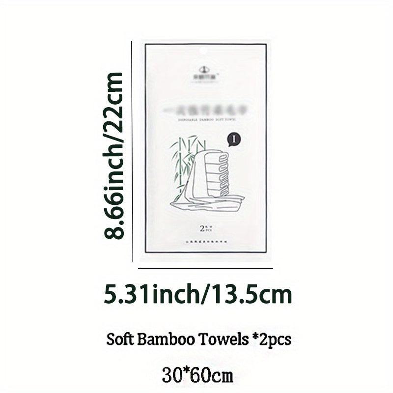 Soft Bamboo Fiber Towels Thickened Cotton Disposable Towels