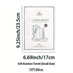 Soft Bamboo Fiber Towels Thickened Cotton Disposable Towels