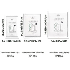 Soft Bamboo Fiber Towels Thickened Cotton Disposable Towels