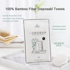 Soft Bamboo Fiber Towels Thickened Cotton Disposable Towels