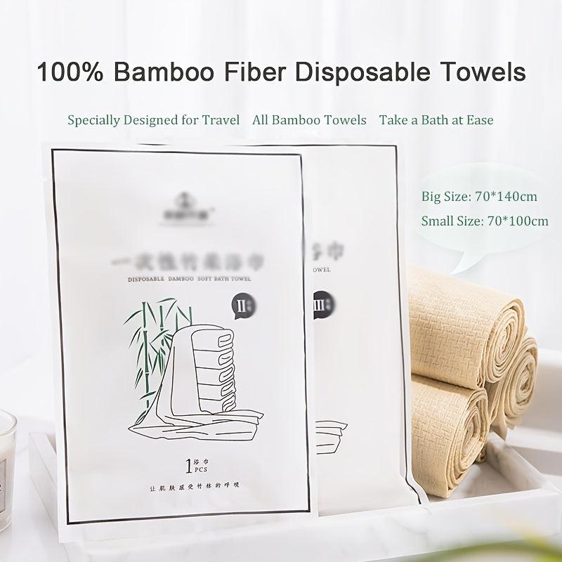 Soft Bamboo Fiber Towels Thickened Cotton Disposable Towels