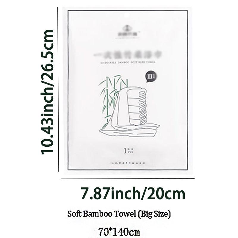 Soft Bamboo Fiber Towels Thickened Cotton Disposable Towels