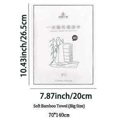 Soft Bamboo Fiber Towels Thickened Cotton Disposable Towels