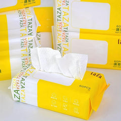 60pcs Disposable Face Towel for Skincare Makeup Removal Soft Small Square Towel