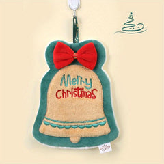 Christmas Cartoon Hanging Towel Coral Fleece Soft Towel for Bathroom