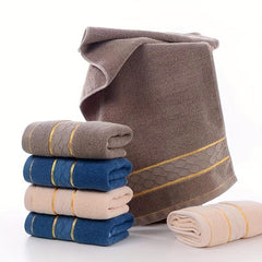 Striped Cotton Hand Towel Soft Skin-friendly Face Towel Absorbent Towel