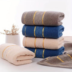 Striped Cotton Hand Towel Soft Skin-friendly Face Towel Absorbent Towel