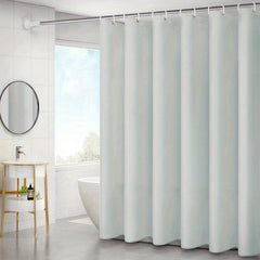 PEVA Solid Shower Curtain Waterproof Bath Curtain 70 86'' X 70 86''