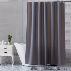 PEVA Solid Shower Curtain Waterproof Bath Curtain 70 86'' X 70 86''