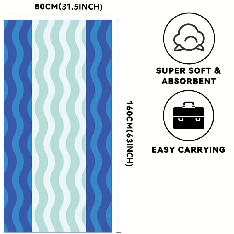 Microfiber Beach Towel Quick Drying Soft Absorbent Sandproof