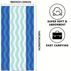 Microfiber Beach Towel Quick Drying Soft Absorbent Sandproof