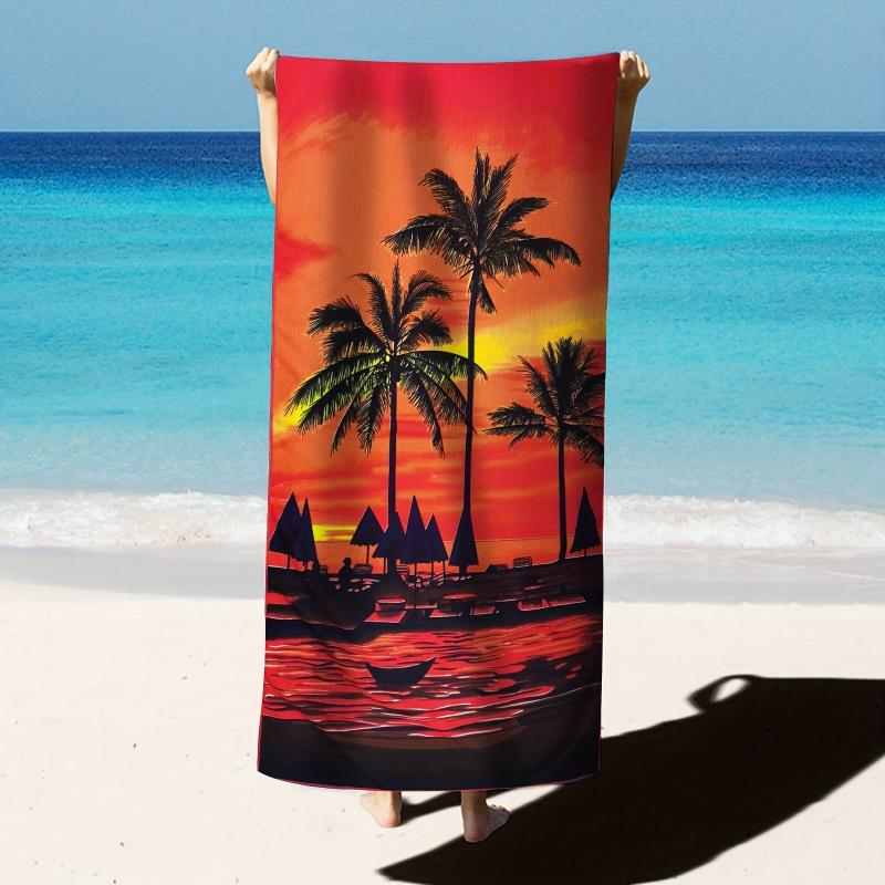 Microfiber Beach Towel Quick Dry Absorbent Soft Oversized Blanket