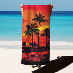 Microfiber Beach Towel Quick Dry Absorbent Soft Oversized Blanket