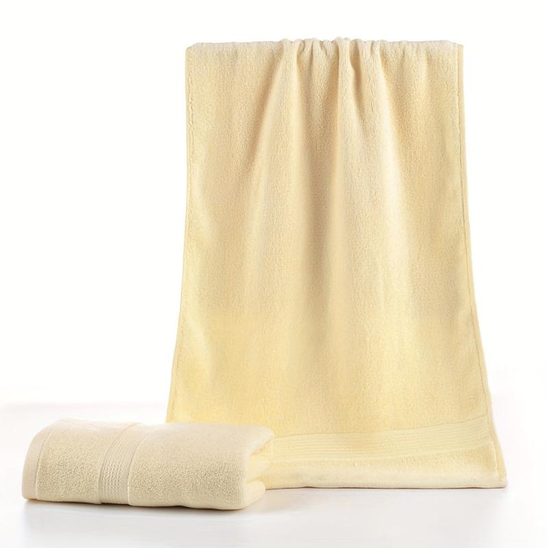 Soft Bamboo Fiber Hand Towel for Home Bathroom, 13x30in