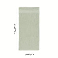 Soft Bamboo Fiber Hand Towel for Home Bathroom, 13x30in