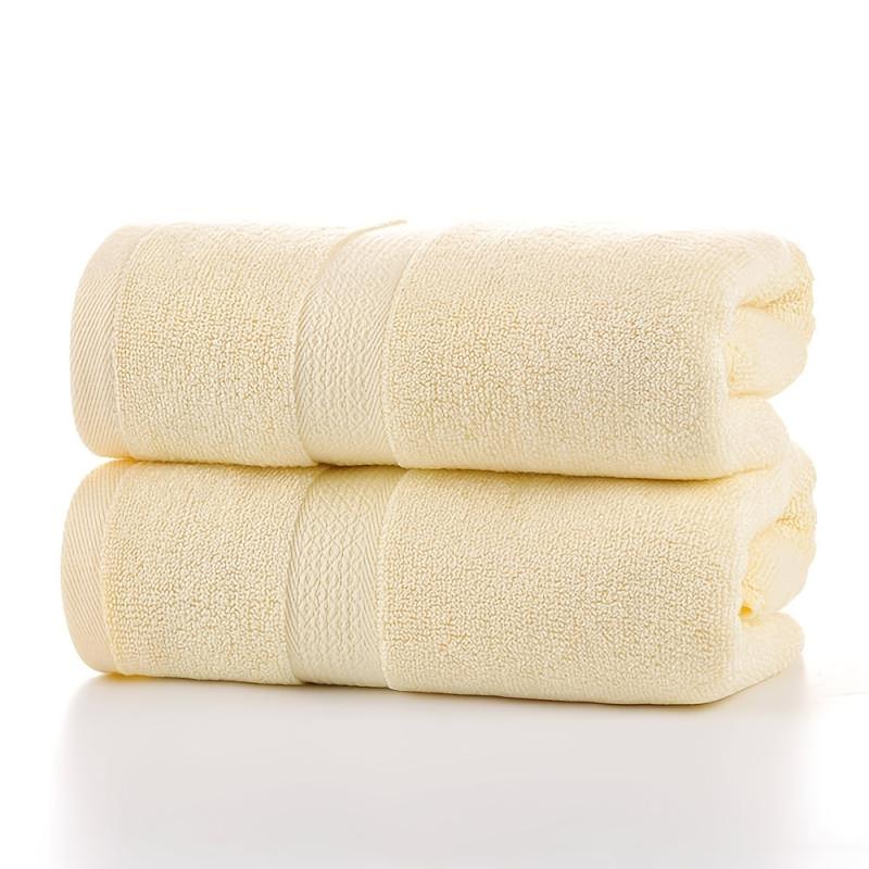 Soft Bamboo Fiber Hand Towel for Home Bathroom, 13x30in