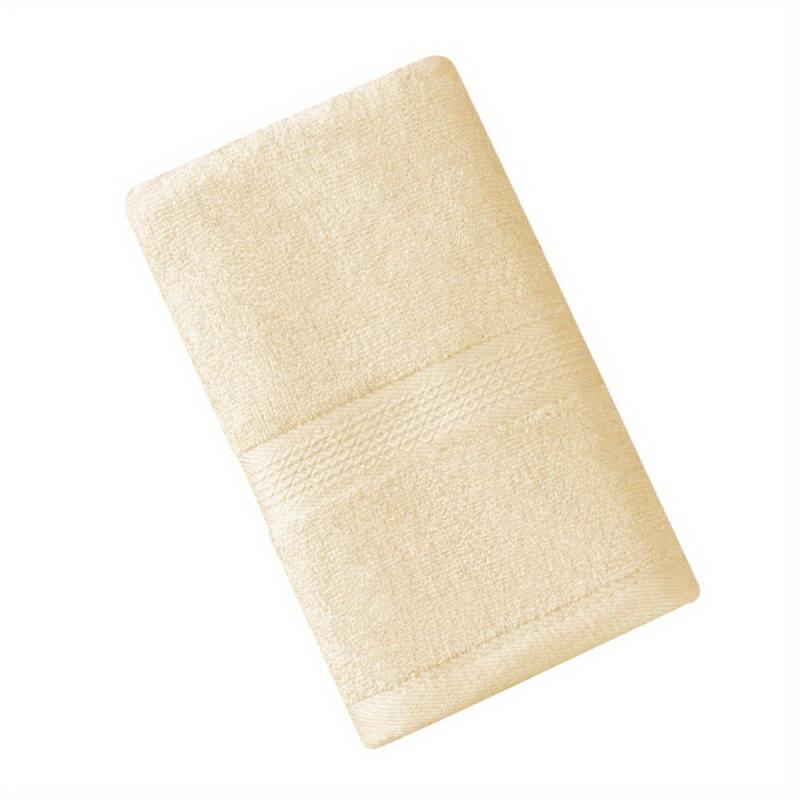 Soft Bamboo Fiber Hand Towel for Home Bathroom, 13x30in