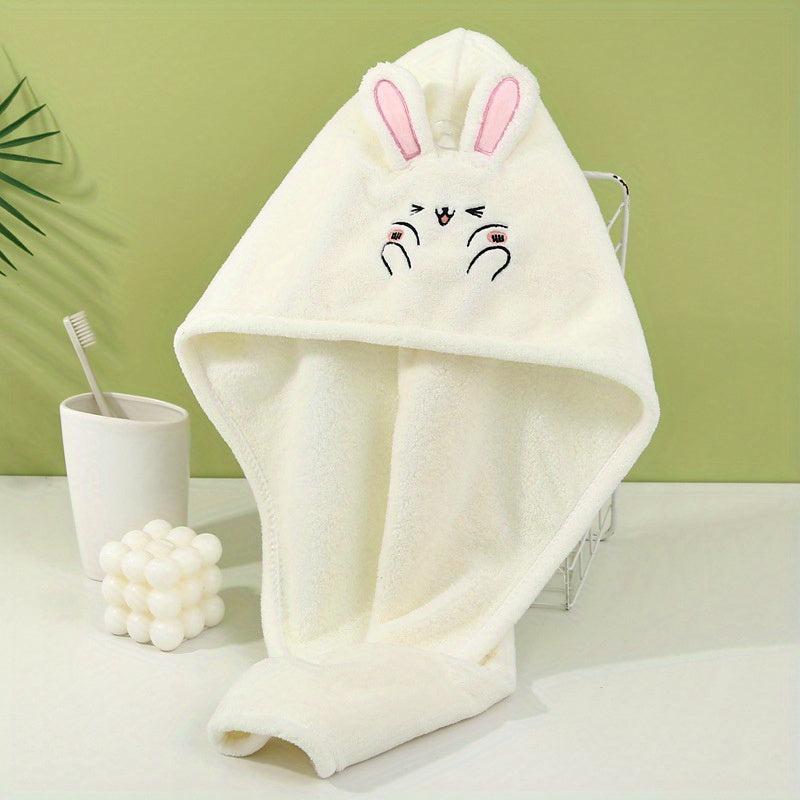 Rabbit Ears Hair Drying Cap Quick-drying Towel for Women