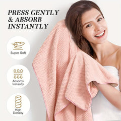 Large Soft Hair Drying Towel for Women Absorbent Hair Wrap Towel