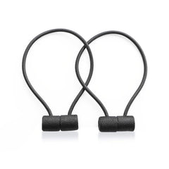 2pcs Magnetic Curtain Tieback Drapery Holdback Holder Rope Black