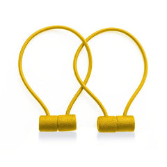 2pcs Magnetic Curtain Tieback Drapery Holdback Holder Rope Black