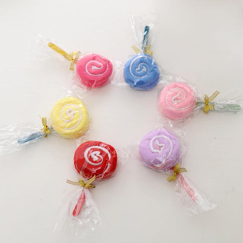 Lollipop Shape Towel Children Gift Random