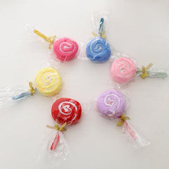Lollipop Shape Towel Children Gift Random