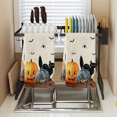 Halloween Pattern Dish Towels Pumpkin Pattern Dish Cloths