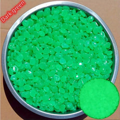 100 Pcs Luminous Glow Stones for Home Garden & Aquarium Decoration