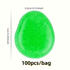 100 Pcs Luminous Glow Stones for Home Garden & Aquarium Decoration