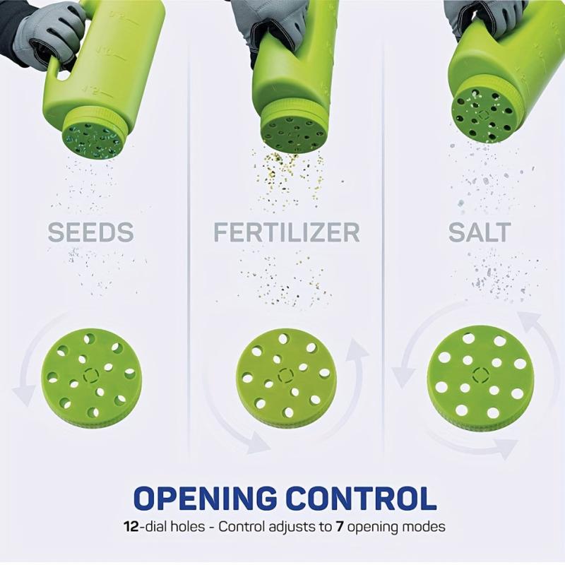 Adjustable Handheld Shaker for Seeds Fertilizer Salt