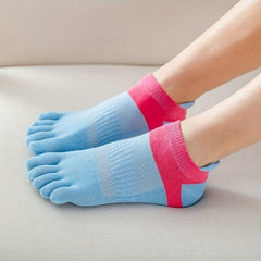 Two Tone Ankle Socks Low Cut Thin Socks for Summer