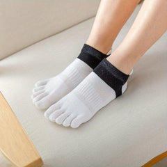 Two Tone Ankle Socks Low Cut Thin Socks for Summer