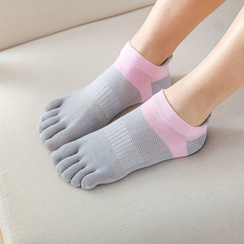 Two Tone Ankle Socks Low Cut Thin Socks for Summer