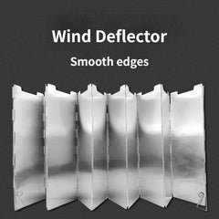 Camp Stove Windscreen Foldable Lightweight Heat Shield Fire Rings