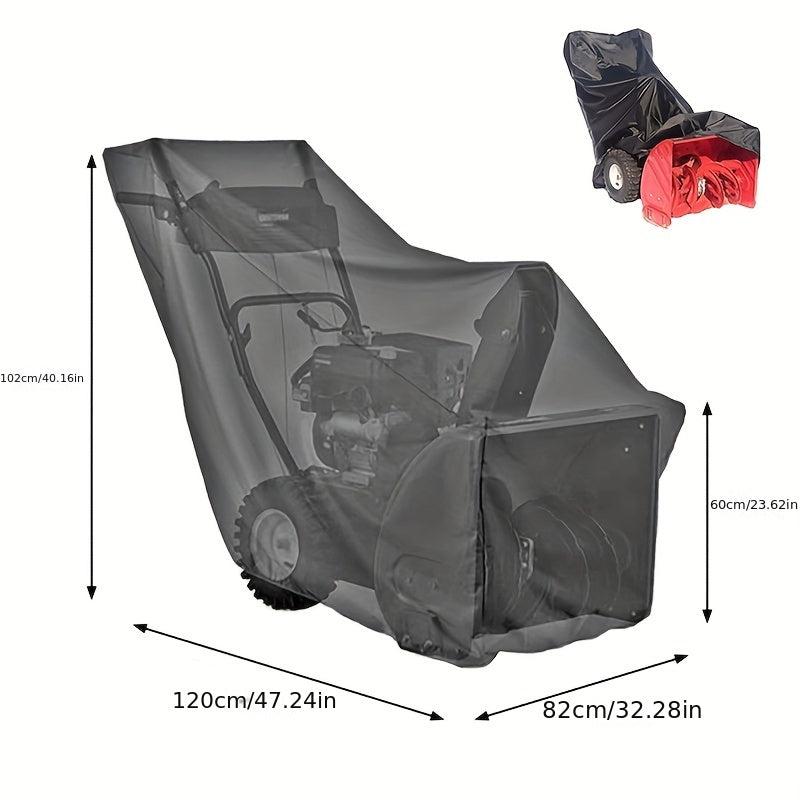 Heavy Duty Snow Blower Cover Waterproof 210D Oxford Anti UV with Drawstring