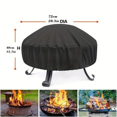 Waterproof Outdoor Fire Pit Cover Round 71 12 121 92 Cm