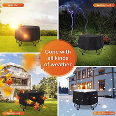 Waterproof Outdoor Fire Pit Cover Round 71 12 121 92 Cm