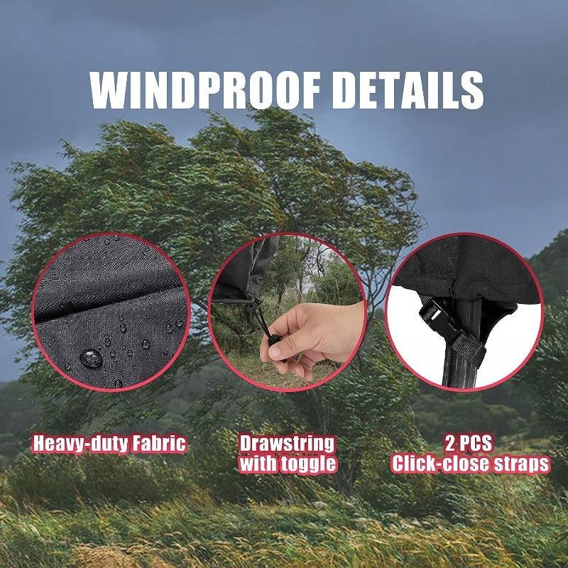 Circular Fire Pit 210D Oxford Fabric Fire Hood