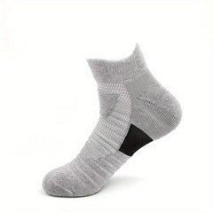 3 Pairs Breathable Anti-Slip Ankle Socks for Sports, Basketball, Jogging